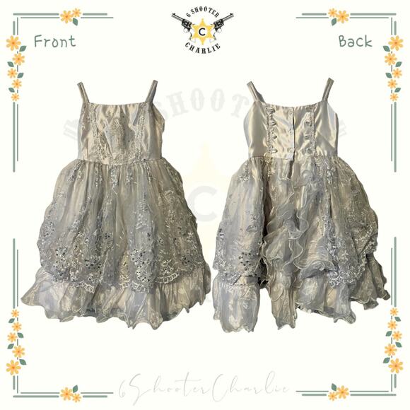 Girls First Holy Communion Dress Primera Comunión Lady of Guadalupe White Size 1 - Picture 1 of 5